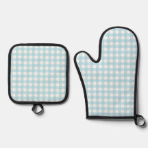 Faye en Lauren Bright Blue Gingham