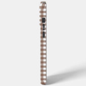 Faye en Lauren Brown Gingham Case-Mate iPhone Case (Achterkant / Links)