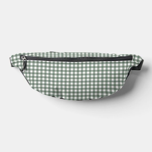 Faye en Lauren Dark Green Gingham Heuptasje (Liggend)