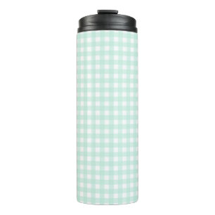 Faye en Lauren Green Gingham Thermosbeker