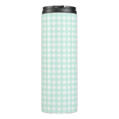 Faye en Lauren Green Gingham Thermosbeker (Achterkant)