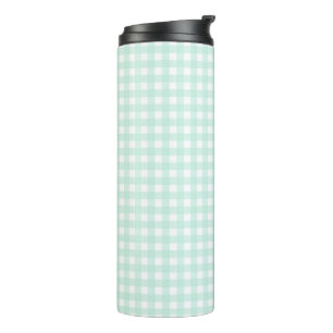 Faye en Lauren Green Gingham Thermosbeker