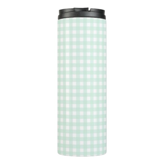Faye en Lauren Green Gingham Thermosbeker (Achterkant)