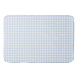 Faye en Lauren Light Blue Gingham Badmat