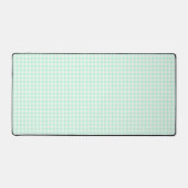 Faye en Lauren Light Green Gingham Bureaumat (Voorkant)