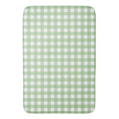 Faye en Lauren Pastel Green Gingham Badmat (Voorkant Verticaal)