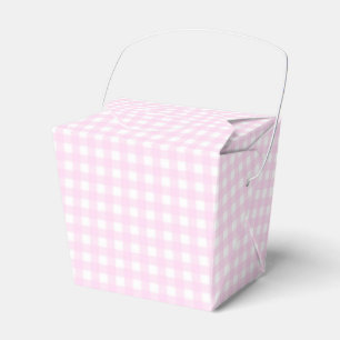 Faye en Lauren Pastel Roze Geruit Bedankdoosjes