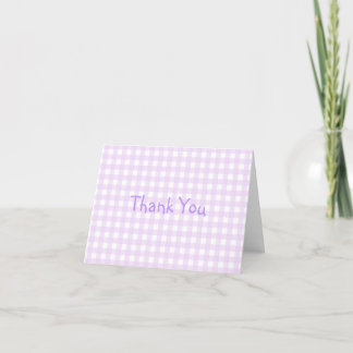 Faye en Lauren Pink Gingham Bedankt