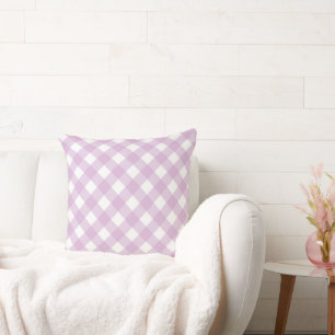 Faye en Lauren Pink Gingham Kussen