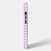 Faye en Lauren Soft Paarse Gingham Case-Mate iPhone Case (Achterkant / Links)