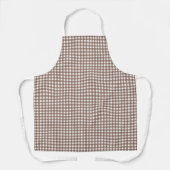 Faye & Lauren Brown Gingham Schort (Voorkant)