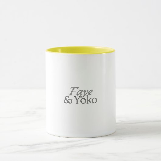 Faye & Yoko tasses pour lgbt (Centre)