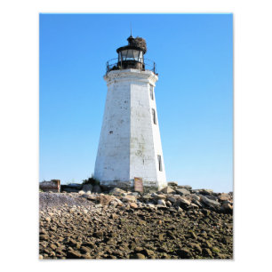 Fayerweather Island Lighthouse CT Foto Afdruk