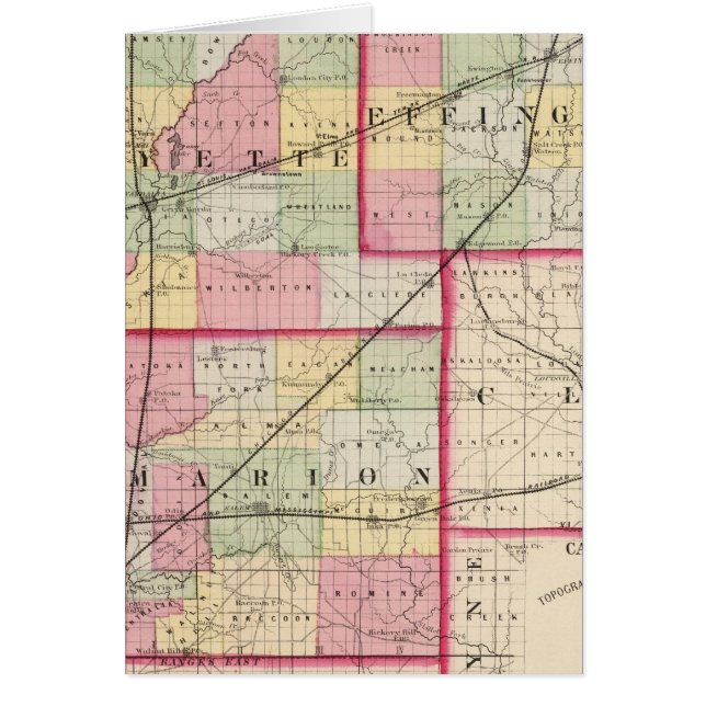 Fayette, Effingham, Marion, comtés (Devant)