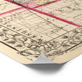Fayette, Effingham, Marion, graafschappen Poster (Hoek)