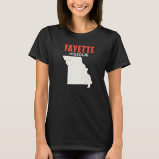 Fayette Missouri USA State America Travel Missouri T-shirt