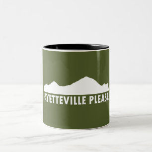 Fayetteville Arkansas Please Tweekleurige Koffiemok