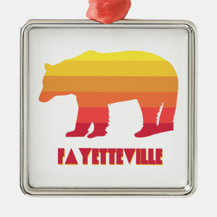 Fayetteville Arkansas Rainbow Beer Metalen Ornament