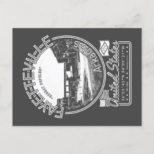 FAYETTEVILLE ARKANSAS - STAD FAYETTEVILLE BRIEFKAART