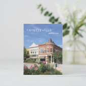Fayetteville, Arkansas vierkantsfoto Briefkaart (Staand voorkant)