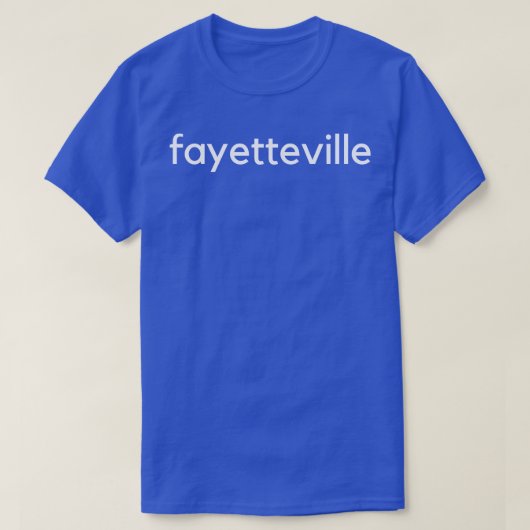 Fayetteville TShirt 2 (Design voorkant)