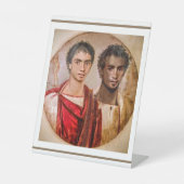 Fayum liefhebbers... Romeinse periode Egypte Reclamebord Met Voetstuk (Voorkant)