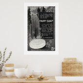 fazale zeep AD vanaf 1916 Poster (Keuken)