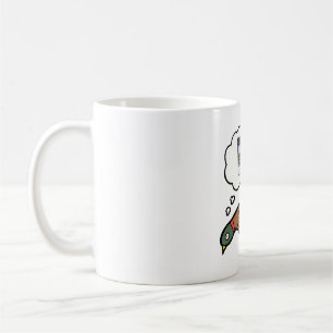 Fazant droomt van koffie koffiemok