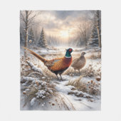 Fazant fleece deken (Voorkant)