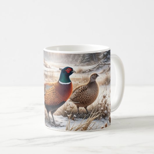 Fazant koffiemok (Voorkant rechts)