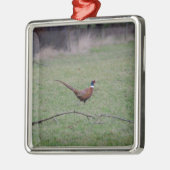 fazant metalen ornament (Links)