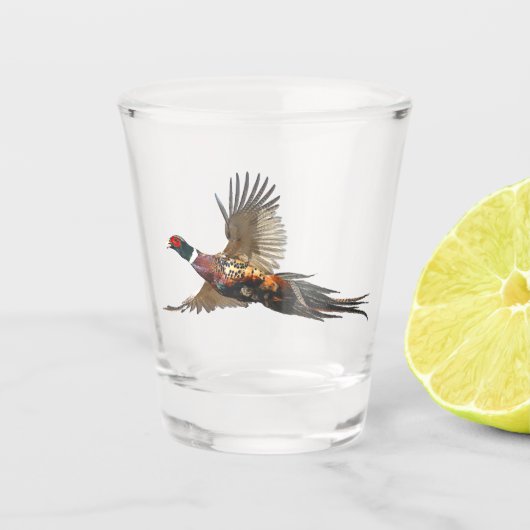 fazant shot glas (Voorkant)