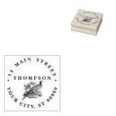  fazant spel vogel tekening naam adres 	rubberstempel (Gestempeld)