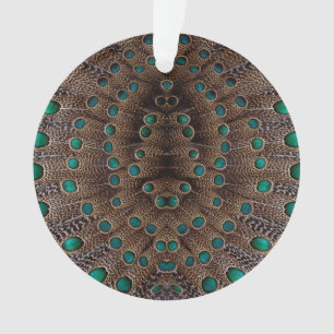 Fazant Veer Fractal Ontwerp Ornament