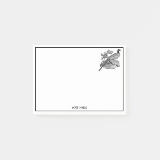  fazant-vogeltrekbaan post-it® notes (Voorkant)