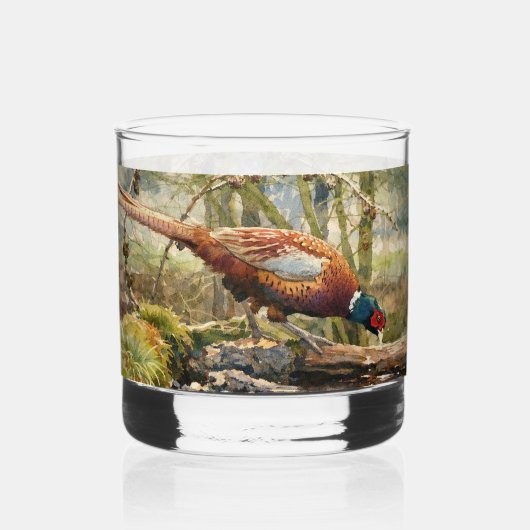 Fazant whisky glas (Voorkant)