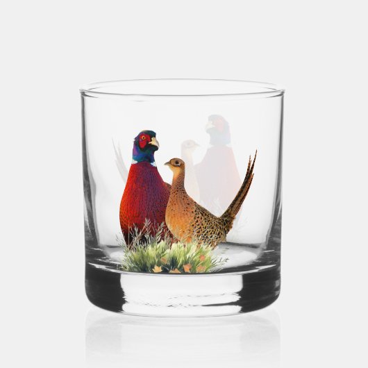Fazant whisky glas (Voorkant)