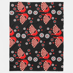 Fazanten Peacock Art Fleece Deken