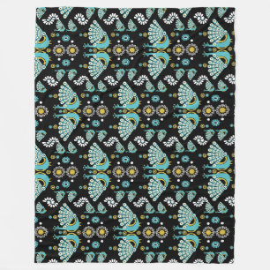 Fazanten Peacock Art Fleece Deken