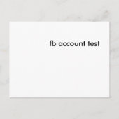 FB-test Briefkaart (Voorkant)