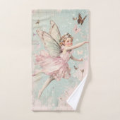 Fbattage et Fleur Twirl fille fée (Serviette à main)