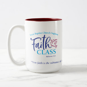 FBC Saginaw Faith Class 15 oz. mok of kopje koffie
