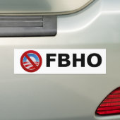 FBHO BUMPERSTICKER (Op auto)