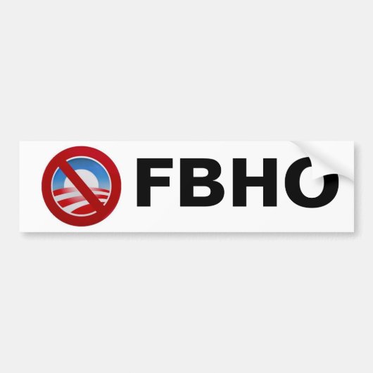 FBHO BUMPERSTICKER (Voorkant)