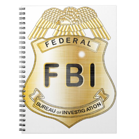 FBI Badge Notitieboek (Voorkant)