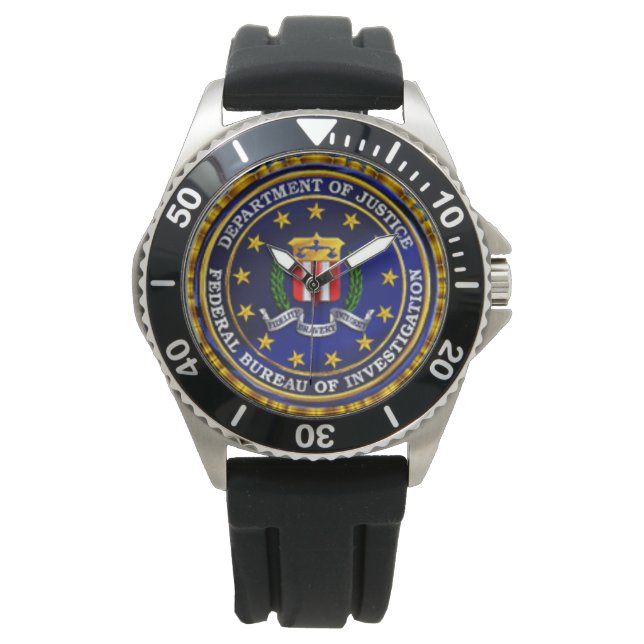 FBI CHRONOGRAAF horloge (Voorkant)