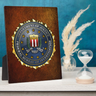 FBI Emblem Fotoplaat