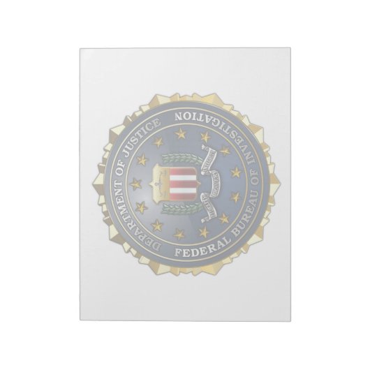 FBI Emblem Notitieblok (Gedraaid)