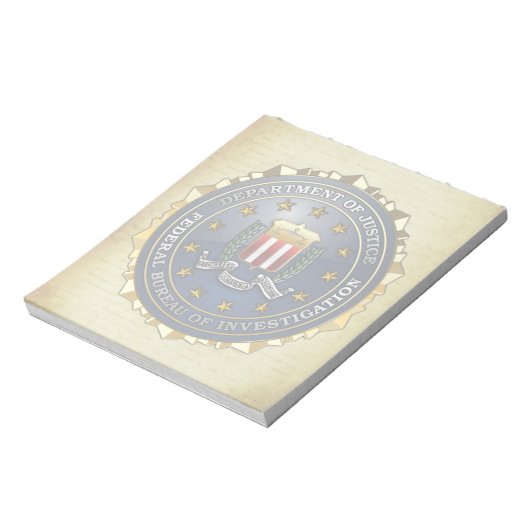 FBI Emblem Notitieblok (Gedraaid)