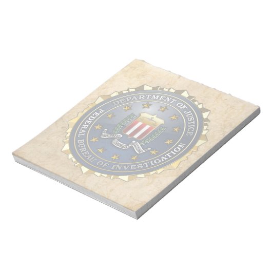 FBI Emblem Notitieblok (Gedraaid)